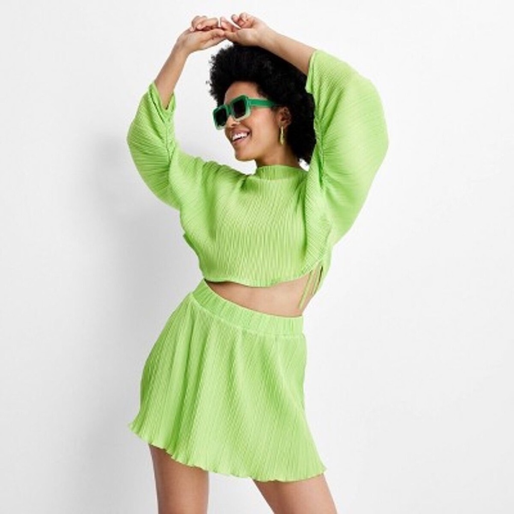 Target Women's Lime Green Mini Skirt